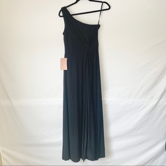 NWT Anthro BHLDN Brixen One Shoulder Maxi Dress - Picture 5 of 9